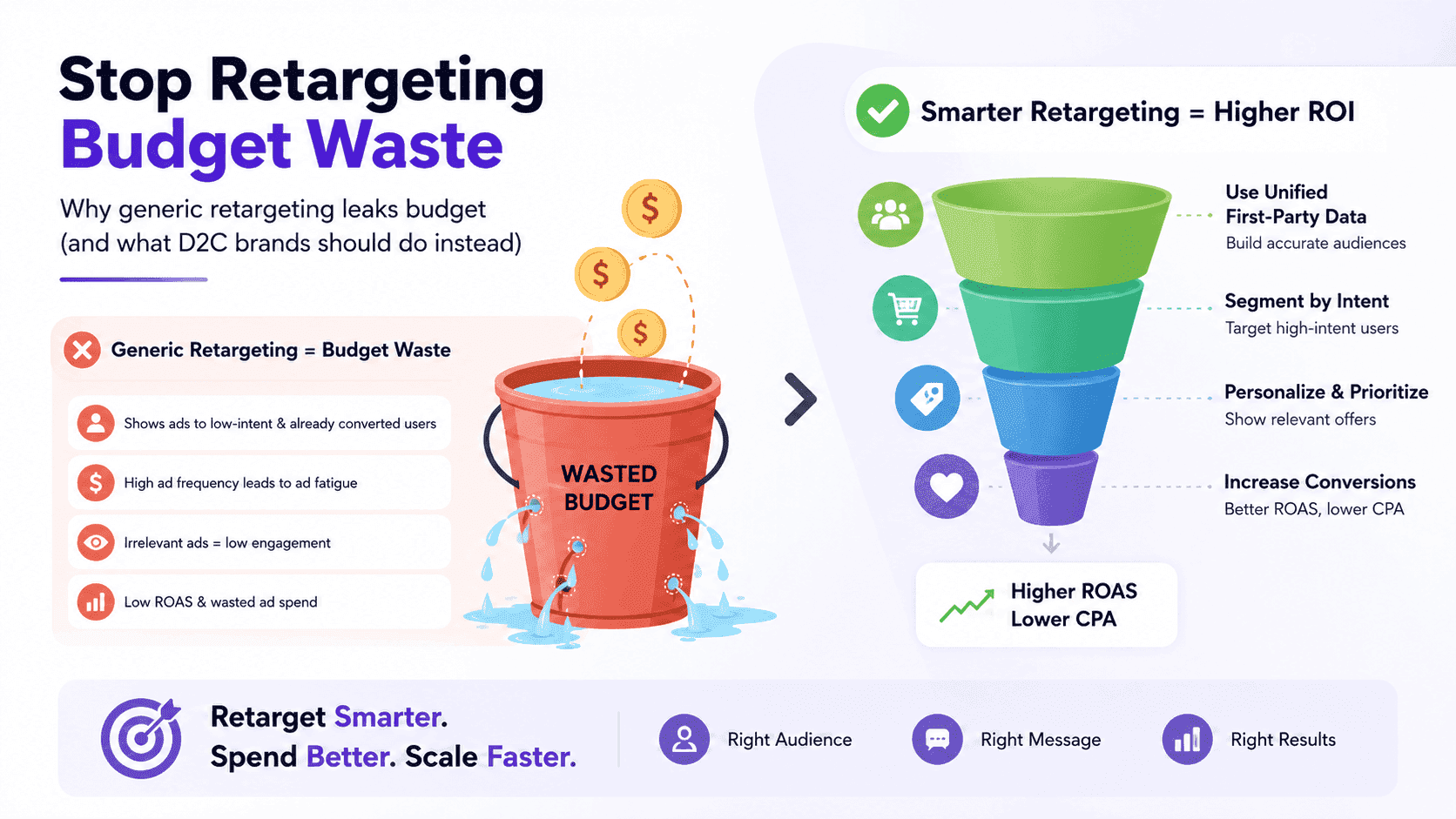 Retargeting Inefficiencies in D2C Brands: Avoiding Budget Waste and Doubling Customer Payments