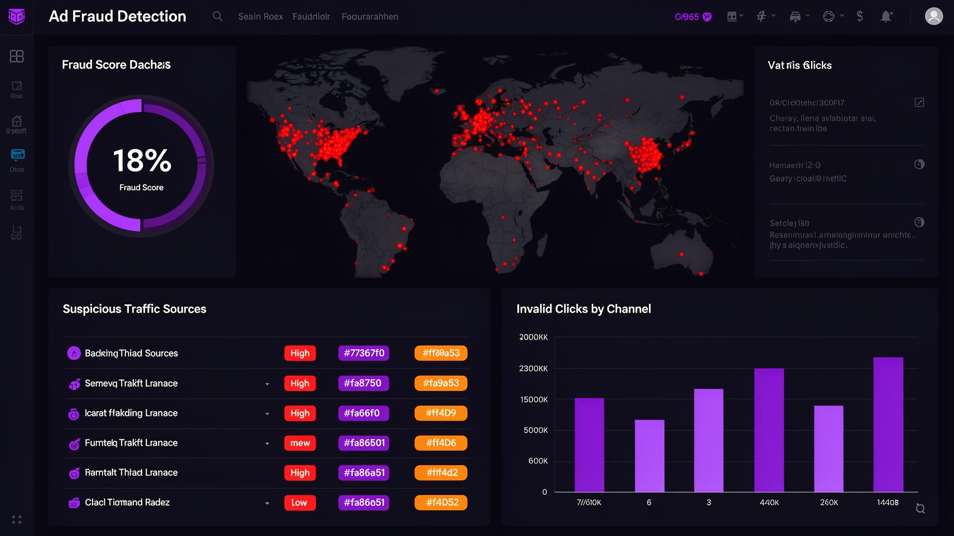 Ad fraud detection dashboard